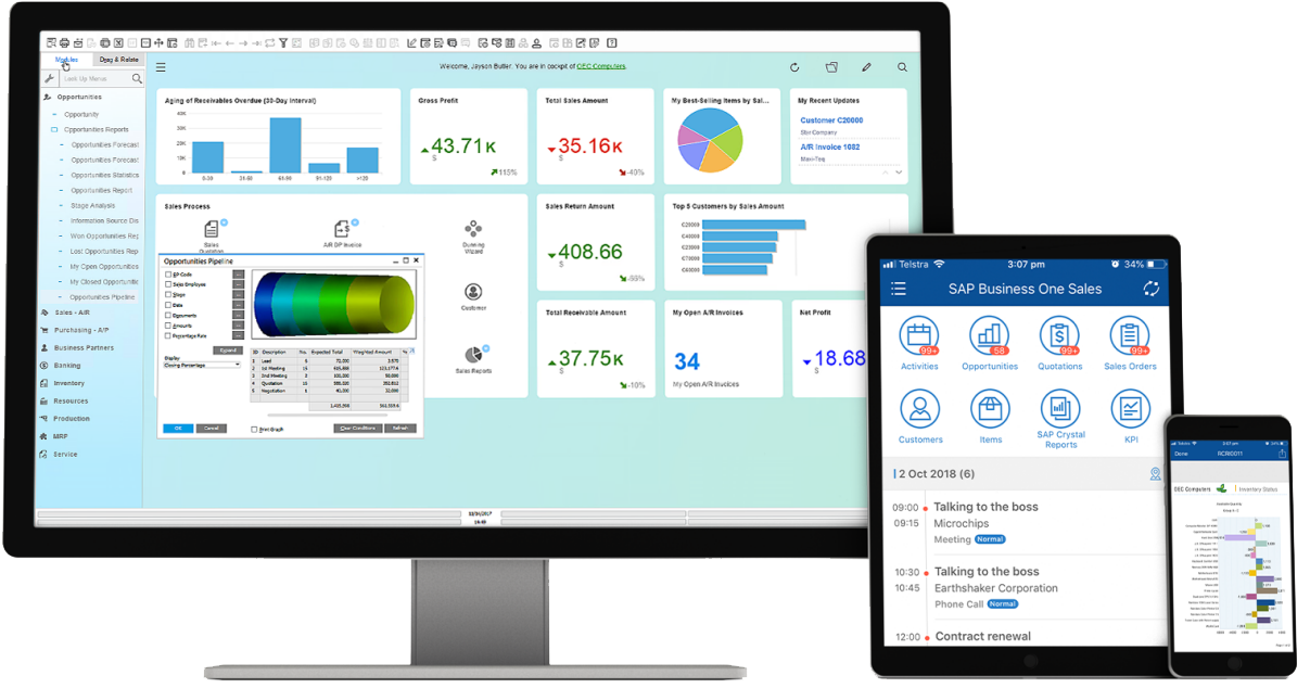 SAP is an Enterprise Resource Planning (ERP) software that makes the data accessible to every employee in the company, making it easy to manage huge amounts of data. MindQuad is the Silver SAP Partner offering a broad range of services under the umbrella of SAP including business consulting, implementations, and post-implementation support.